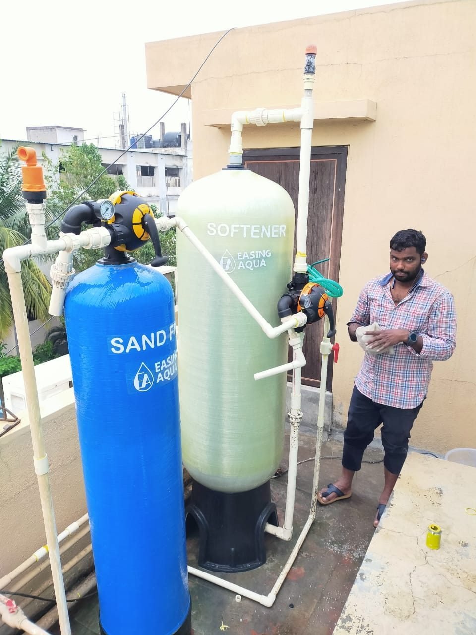 Hydrova water treatment installation